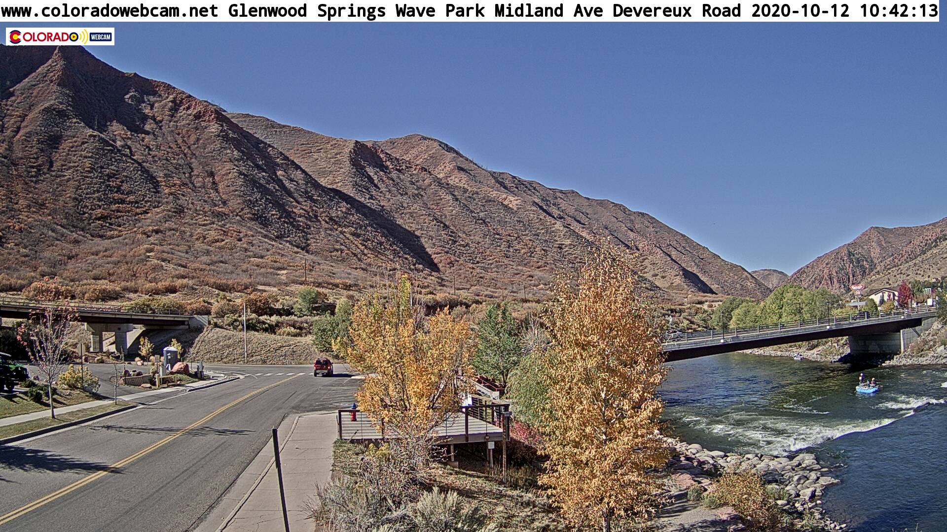 Glenwood Springs Webcam West Glenwood Colorado River Derereux Road   Current   2020 10 12T104331.395 